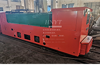 黑龍江8噸湘潭雙駕駛室防爆蓄電池電機(jī)車運(yùn)行測(cè)試